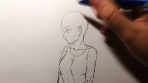 как нарисовать аниме девушку