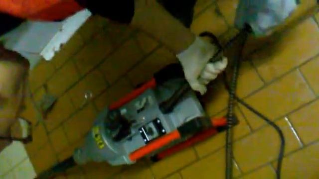 Работа прочистной канализ. машин