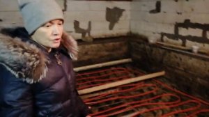 Коровник своими руками. Часть 2/5 "Монтаж теплого пола"