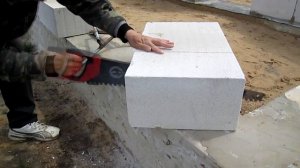 Тест уголка для резки газоблоков
