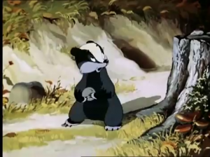 В лесной чаще. Советский мультфильм. Сказка о Барсучонке.