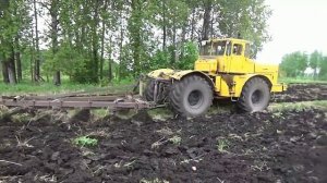 Мега мощь! Тракторы К-701 пашут поля! Powerful tractors K-701 plow fields. Legendary technique