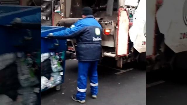 Путешествие мусора из ведра до контейнерной площадки.