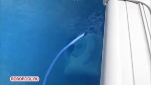 Робот Galaxy в каркасном уличном бассейне