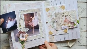 СКРАПБУКИНГ Вместительный альбом для девушки