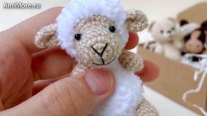 Амигуруми: схема Овечка. Игрушки вязаные крючком - Free crochet patterns.