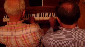 Tom Hargrave and Peter Brodhead on the keys