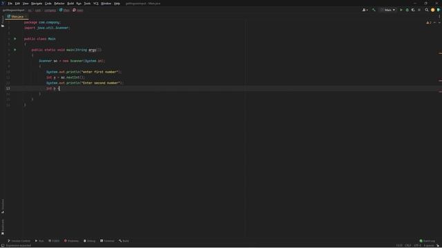 Getting User Input -  Java Tutorial