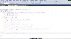 How to use Bootstrap in ASP NET MVC   Part 2   Create NavigationBar