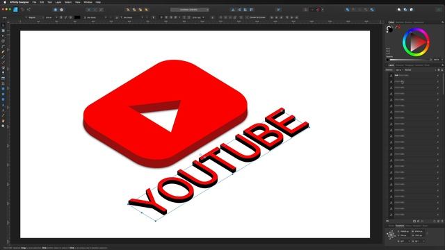 Create A 3D Logo in Affinity Designer