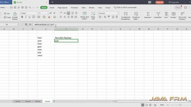 WPS Office Spreadsheet Tutorial - replace Function | WPS Office 2019 смотреть онлайн