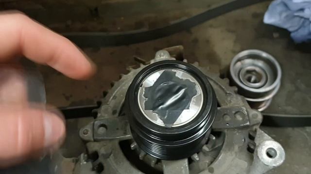 Камри 40. Заметки при замене шкива генератора. смотреть онлайн