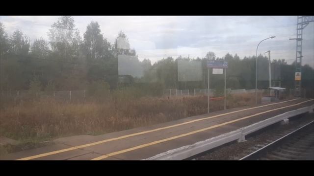 Вид из окна поезда по маршруту: Нижний Новгород - Гороховец - Владимир смотреть онлайн
