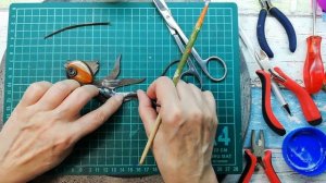 Оригинальное украшение из кожи и камня Процесс. Ч1