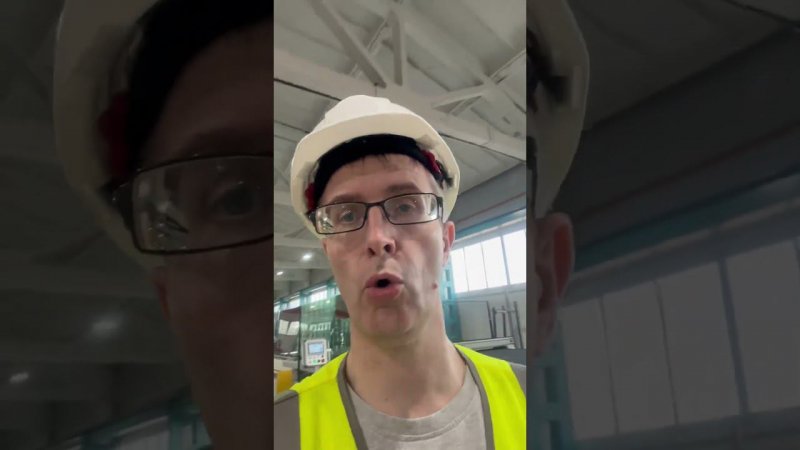 Сегодня с обзором на заводе обработки стекла NEOGLASS