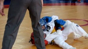 Девочки 8 лет Каратэ фулл-контакт Сафия Юрина и Диана Молодущенко