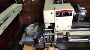 Самодельный автопривод продольной подачи суппорта токарного станка JET BD-3