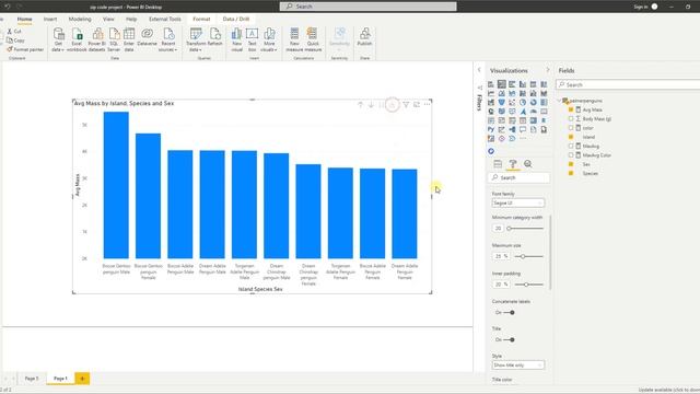 Trick to Turn-Off Concatenation On X-axis in Power BI смотреть онлайн