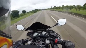 Honda CBR650F 0-200 km/hr & Top Speed #Honda #CBR #650F