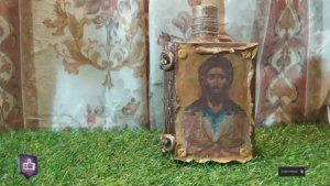 Декор бутылки \ Бутылка-книга \ Для Крещенской воды