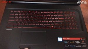 ? Ноутбук ? MSI GL73 8RC-251XRU ( MS-17C6 ) распаковка , комплектация , мини обзор