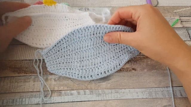 How To Crochet Animal Face Mask. Part 1