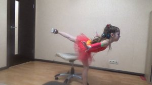 ОФП фигуриста.  Ласточка.  Флажок/ Упражнения на координацию/Figure skating for kids