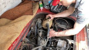 VolksWagen Transporter T3. Очередная (10ая) чистка системы охлаждения. ХатаBus. SE_bus.