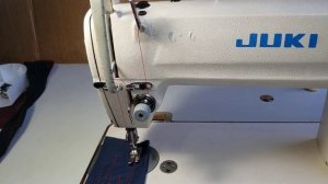 Прошиваю после установки челнока Джуки Juki DDL-8500 #швейная машина #sewing machine