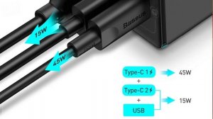 Зарядное устройство для iPhone 12 и других - Baseus 65W c Aliexpress  Лучший блок питания Baseus 65