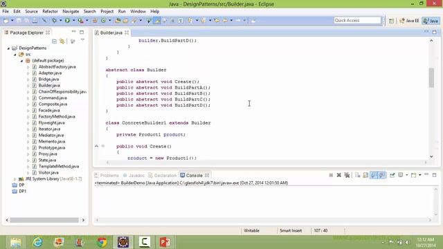 Builder Design Pattern In Java