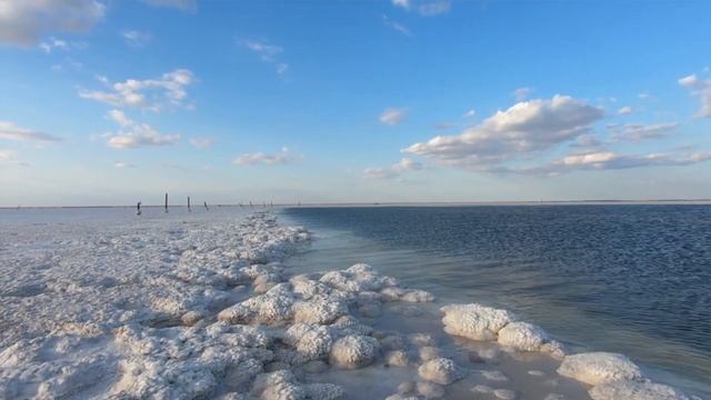 Озеро ,,Баскунчак" в Астрахани! Солевые пещеры и лечебная грязь! смотреть онлайн