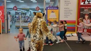 Бибирево. Детский праздник в ТЦ "Александр". Волшебный паровоз.