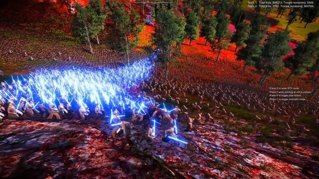 STAR WARS ARMY DEFEND MT OLYMPUS FROM 2,000,000 ORCS | Ultimate Epic Battle Simulator 2 | UEBS 2
