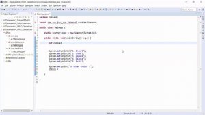 Java Database Mini Project