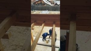 Двухскатная мансардная крыша простой способ