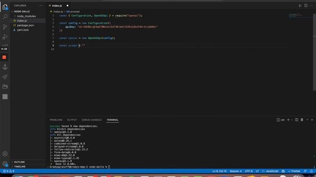 How To Generate Images in Node JS Using OpenAI (Dalle-2) Generation API