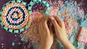 Satisfying soap crunching and cubes ASMR. Sleep help ASMR soothing soap curls, no talking.