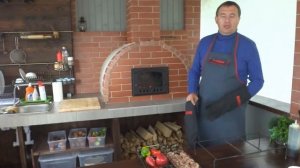 Готовим с REDSTON. Шашлык в дровяной печи. The  REDSTON-kebab recipe.