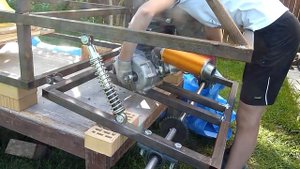 Багги своими руками #3 (Установка мотора)