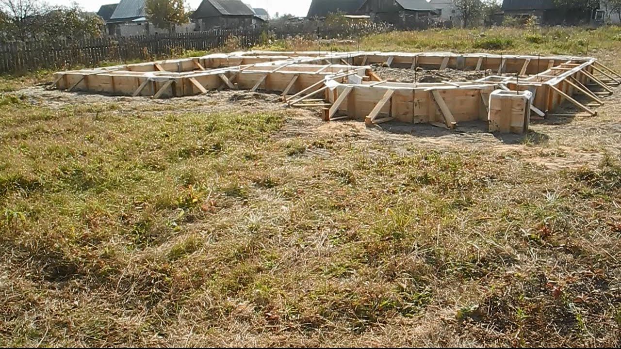 Мелкозаглубленный ленточный фундамент ч.10