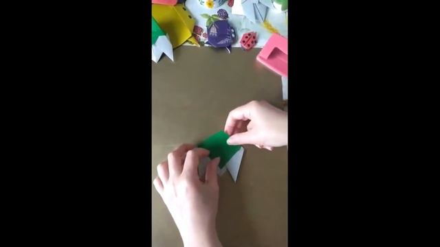 Образовательное видео "Насекомые" оригами