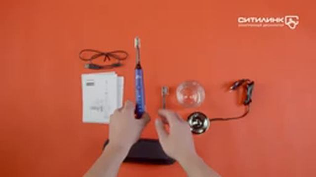 Обзор электрической зубной щетки PHILIPS Sonicare DiamondClean HX9372/04 | Ситилинк