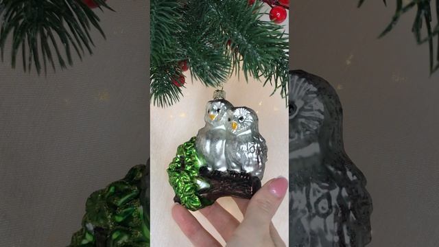 Арт. A2953  Формовая игрушка из Польши «Парочка сов»