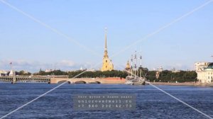Петропавловская крепость. Петербург. Таймлапс и гиперлапс. Футаж