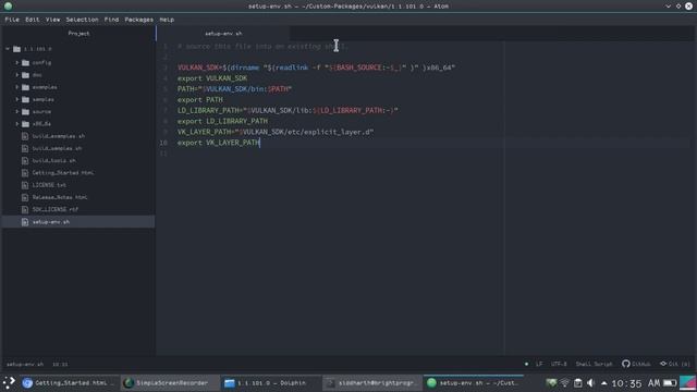 Vulkan Lunarg SDK Installation Tutorial on Linux