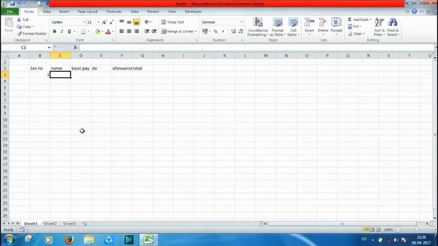microsoft excel tutorial - introduction 1