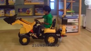 Rolly Toys rollyJunior JCB 812004 - Детский педальный трактор с ковшом и экскаватором