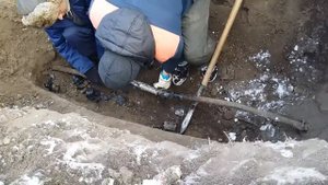 Устранение повреждения магистрального кабеля связи на Одесский ж.д. каб.гр Котовск