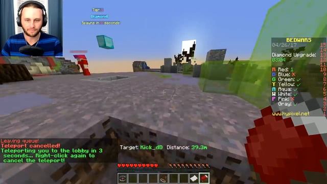 I HAVE NO FRIENDS! 1v1v1v1! in Minecraft Bed Wars! смотреть онлайн